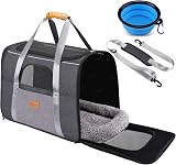 Morpilot Pet Carrier Bag Portable Cat Carrier Top Opening Breathable Mesh 9kg