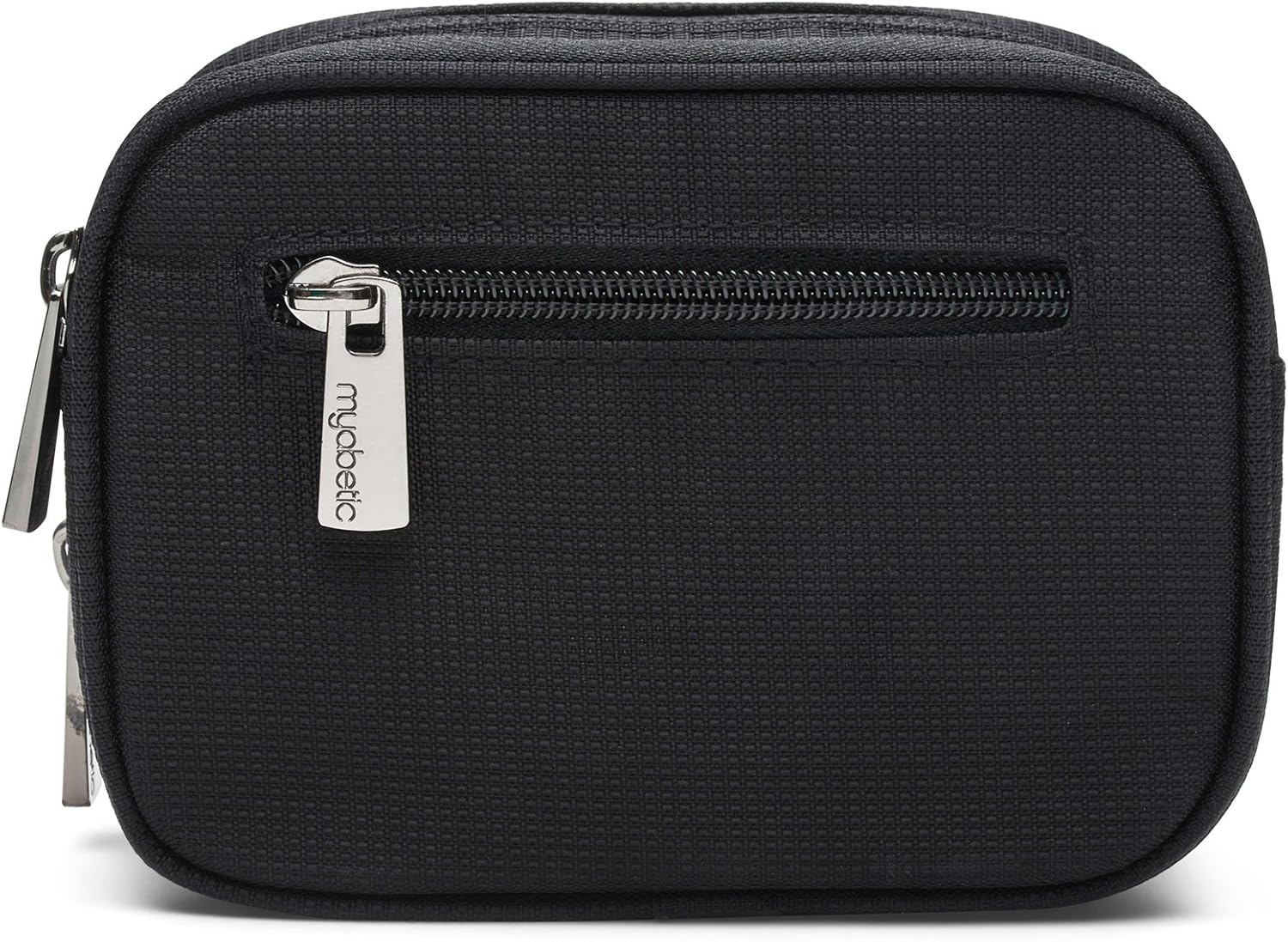 Myabetic Clark Diabetes Supply Case for Glucose Monitoring Tools, Includes Insulation Lining - High Quality Material (Black): Health & Personal Care