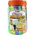 INABA Churu Cat Treats, Grain-Free, Lickable, Squeezable Creamy Purée Cat Treat/Topper with Vitamin E & Taurine, 0.5 Ounces Each Tube, 50 Tubes, Chicken Variety