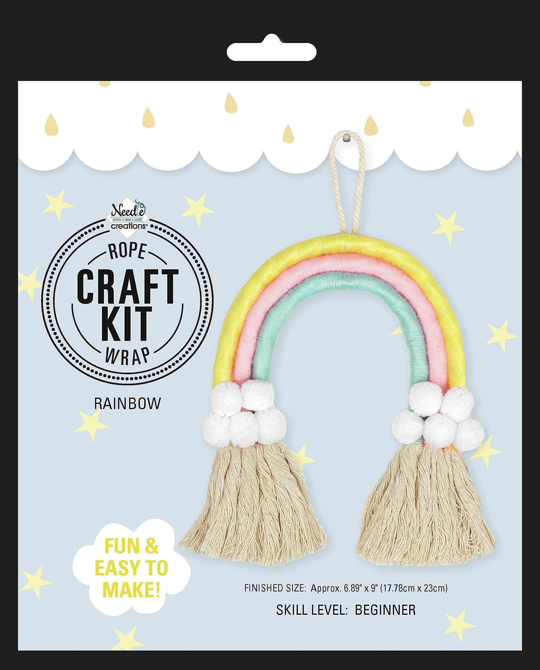 FABRIC EDITIONS DIY Rope WRAP KIT Rainbow, One Size