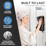 MAGIC WIPE Bathroom Drying Cloth XXL Microfiber 40x60 cm Black 2 pack view 6