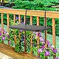 Amazon.com : Balcony Railing Table Hanging Folding Deck Railing Table ...