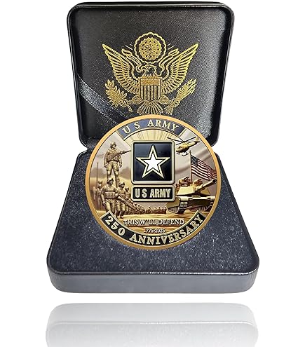 Amazon.com: United States Army 250th Anniversary Challenge Coin