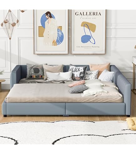 Amazon.com: Ball & Cast Queen Size & Twin XL Size Bed Frame, PU