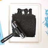 Artway 15cm Rubber Brayer Roller - Black Lino Printing Tool view 6