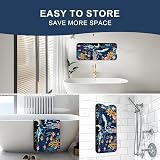 XIYUNTE Baby Bath Mat Non Slip 100x40 cm Cartoon Ocean Theme with Suction Cups view 5