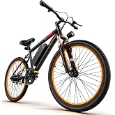 Electric E-Bike for Adults &amp; Teens 20 MPH 500W-1500W Peak 14-26 Inch Ebike | 20/31 Mph Max, 3 Riding Modes, 48V Removable Battery, 30-45 Mi Range, Dual Suspension, LED Headlight,UL2849 Certified