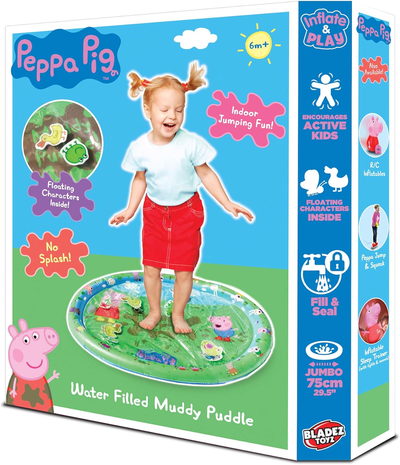 peppa pig inflatable muddy puddle play mat