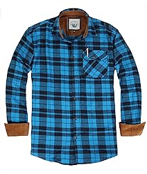 Gioberti Men's Brushed Flannel 100% Cotton Plaid