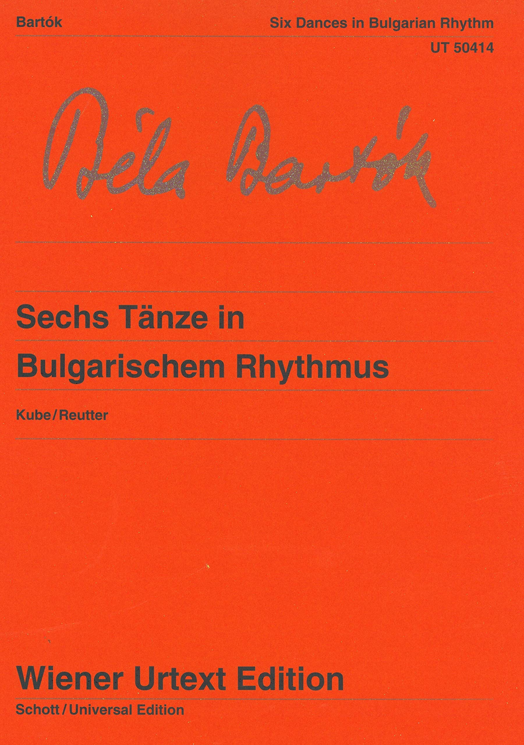 Six Dances in Bulgarian Rhythm - Urtext - Piano - sheet music - (UT 50414)