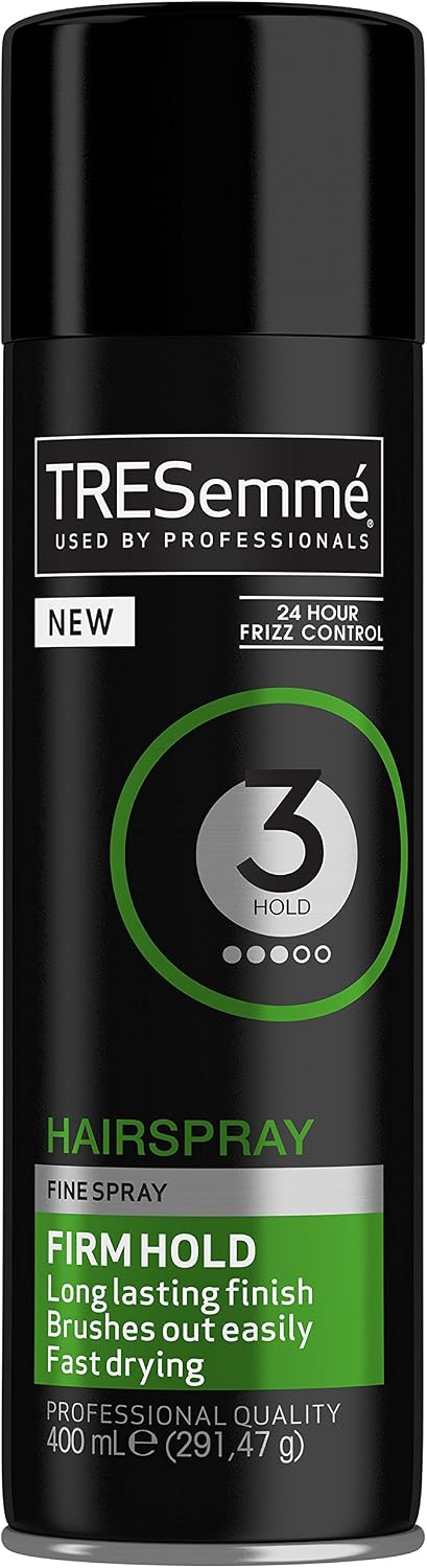 TRESemmé Firm Hold Hairspray 24-hour frizz control for a lightweight finish 6x 400 ml, 400 ml (Pack of 6)