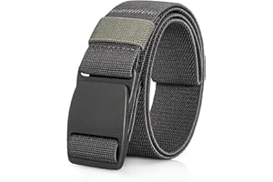maikun Mens Nylon Belt, Military Tactical Men Belt, Plastic Buckle Belt, Casual Web Belt For Men Outdoor