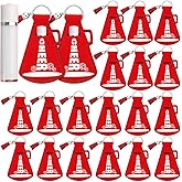 Swiffen 20 Pcs Cheer Gifts Bulk Cheerleader Team Gift Lip Balm Holder with Tassel Keychains Set for Valentines Team Gift