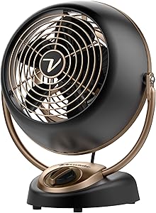 Vornado VFAN Petite Alchemy Vintage Fan, Compact, Gunmetal