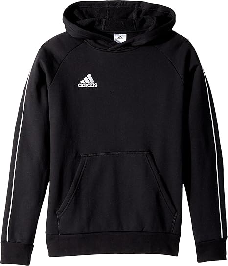 Amazon Adidas アディダス キッズトレーナー パーカー スウェット Core 18 Hoodie Little Kids Big Kids Black White Md 10 12 Big Kids M 並行輸入品 トレーナー パーカー 通販