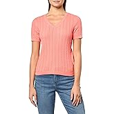 Nautica Women's Solid V-Neck Short Sleeve T-Shirt