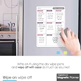 The Magnet Shop TMS A4 Magnetic Weekly Planner Whiteboard 30x21cm view 5