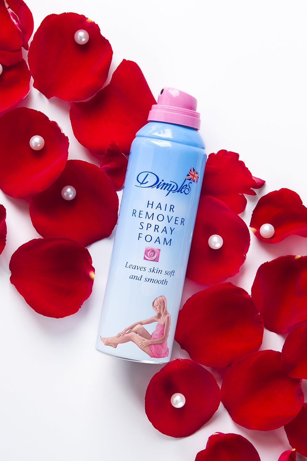 Dimples Hair Removal Spray Foam Rose Fragrance - 200 ml, 200 ml (Pack of 1) - Image 3