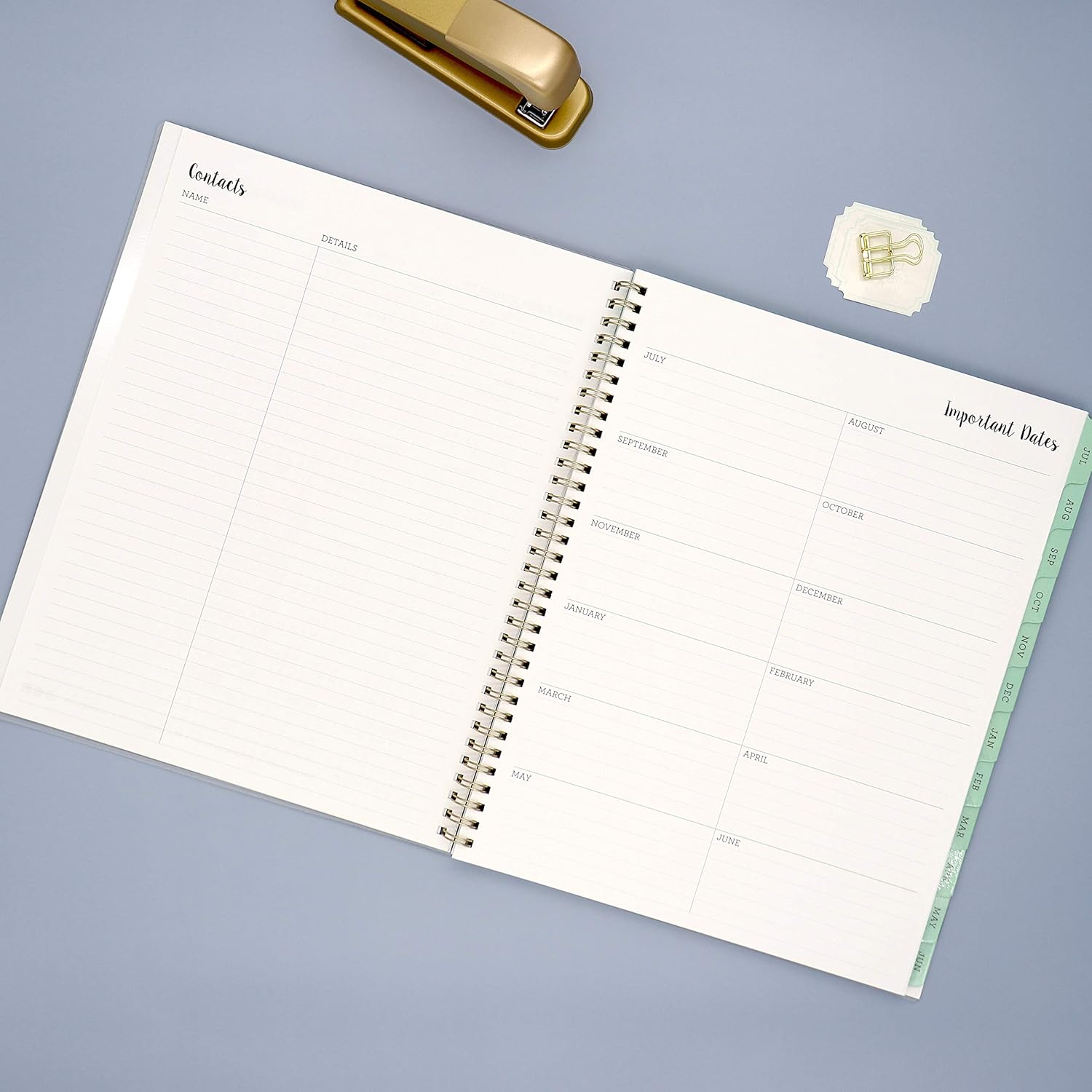 Blue Sky 2020-2021 Academic Year Weekly & Monthly Planner, Frosted Flexible Cover, Twin-Wire Binding, 8.5" x 11", Laurel : Office Products