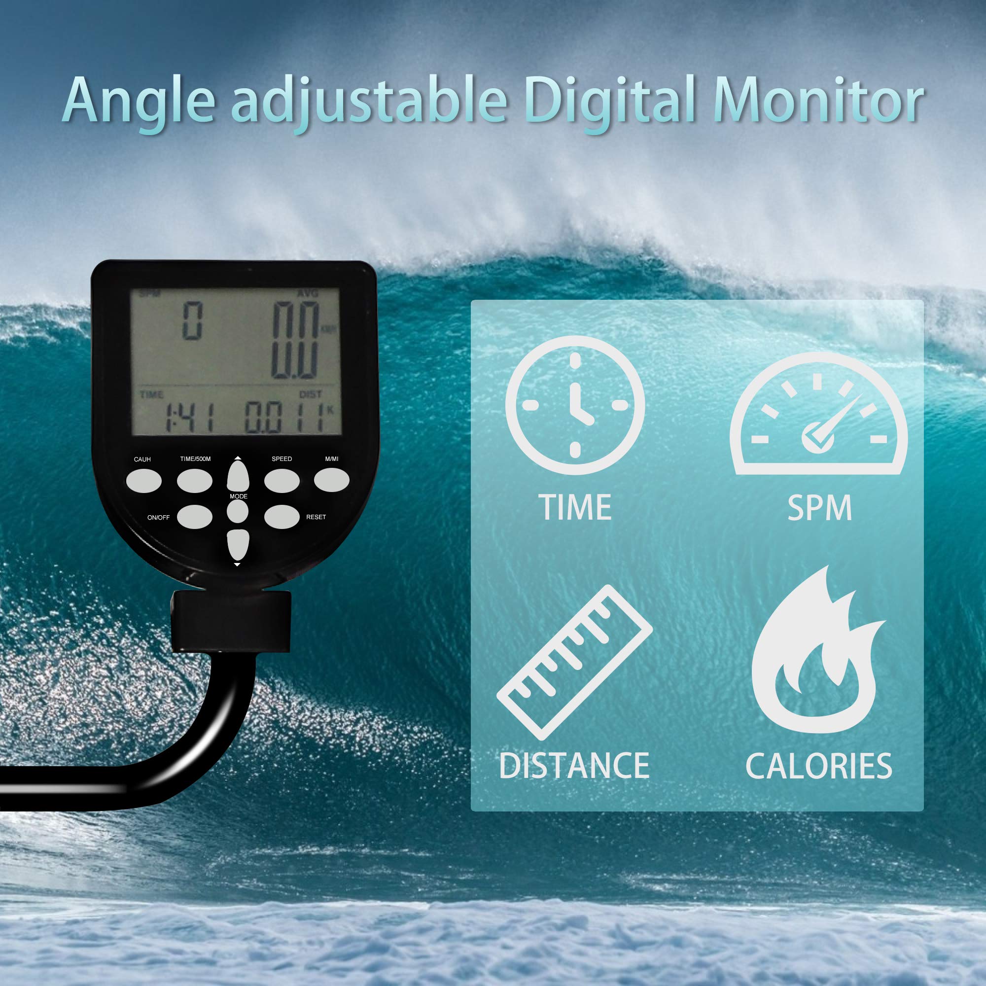 vilobos water rowing machine