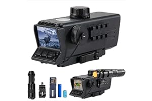 ZIYOUHU Digital Night Vision Monocular for 100% Darkness, 1280x720p Full HD Photo & Video Night Vision Goggles Portable Infrared Night Vision for Day & Night Hunting, Camping, Surveillance (MS32)