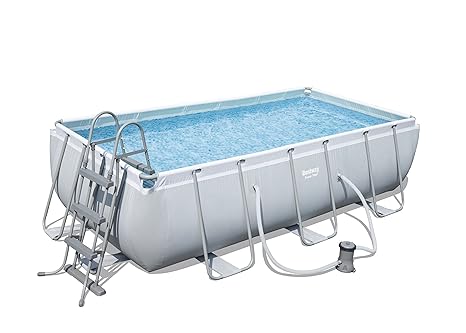 Bestway Power Steel Piscina Rettangolare Con Struttura Metallica