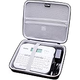 LTGEM Case Compatible with Brother P-Touch PT- D610BT / PT-D410 / PT-D460BT / PTD600 / PTD400AD Label Maker, Gray