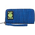 DIME BAGS Wristlet Wallet - RFID-Blocking Carrying Case with Secure Zipper and Wristlet Loop (Midnight)