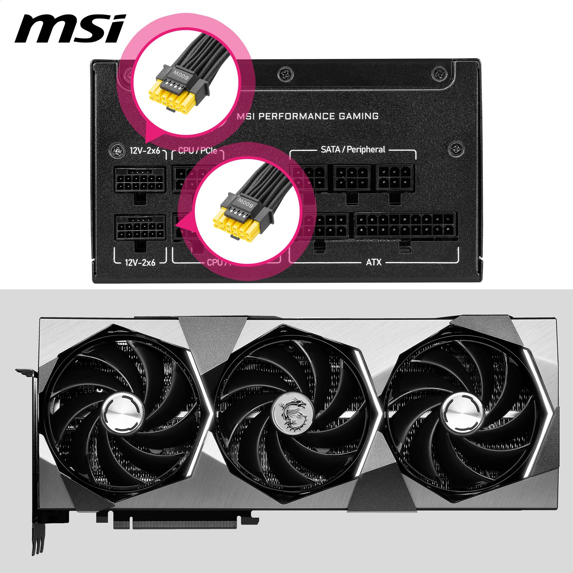 msi MPG A1250GS PCIE 5.1 ATX 3.1 Gaming Power Supply - Full Modular - 80 Plus Gold Certified 1250W - 100% Japanese 105°C Capacitors - Dual 12V-2x6 - ATX PSU - 10 Year Warranty