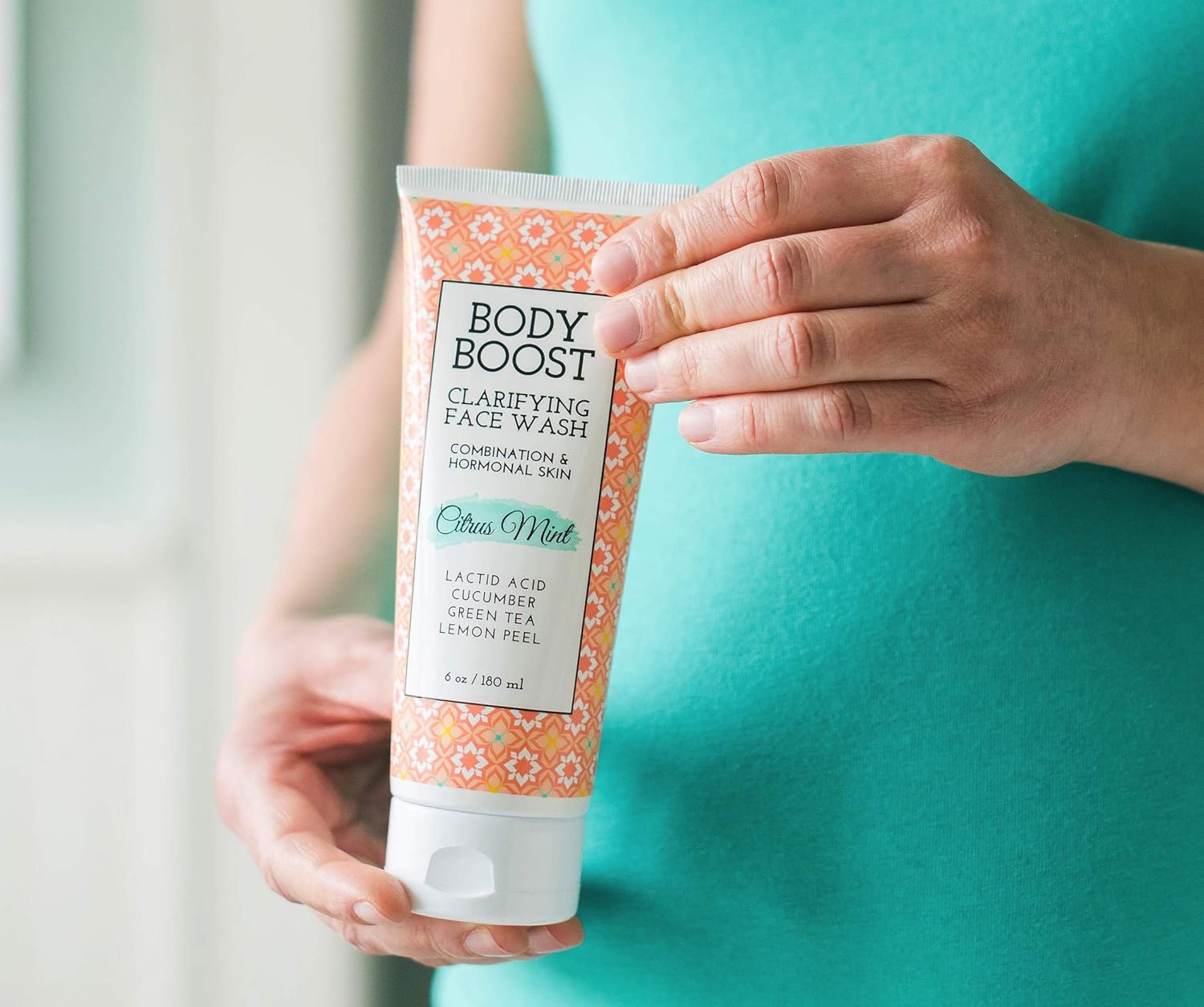 Body Boost Daily Clarifying Face wash, 6 oz Citrus Mint : Beauty