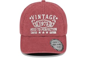 CKETDYO Birthday Gifts for Men Women, Personalized 30th - 100th Birthday Gifts, 1924-1995 Vintage Hat…