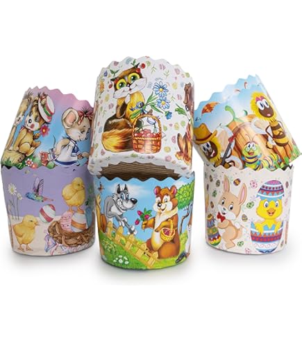 Lovare Panettone-Papierform, 340 ml, 8 x 11 cm, 12 Stück, Runde Lovare Panettone-Papierform, 340 ml, 8 x 11 cm, 12 Stück, Runde
