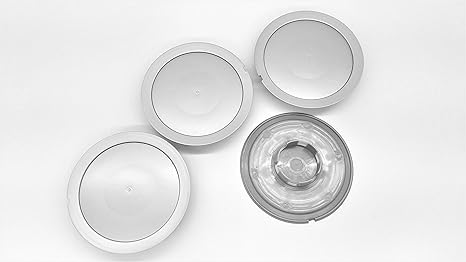 4 x Ø 150 mm/58 mm Aleación Rueda Borde Centro Centro hubs Caps tapacubos