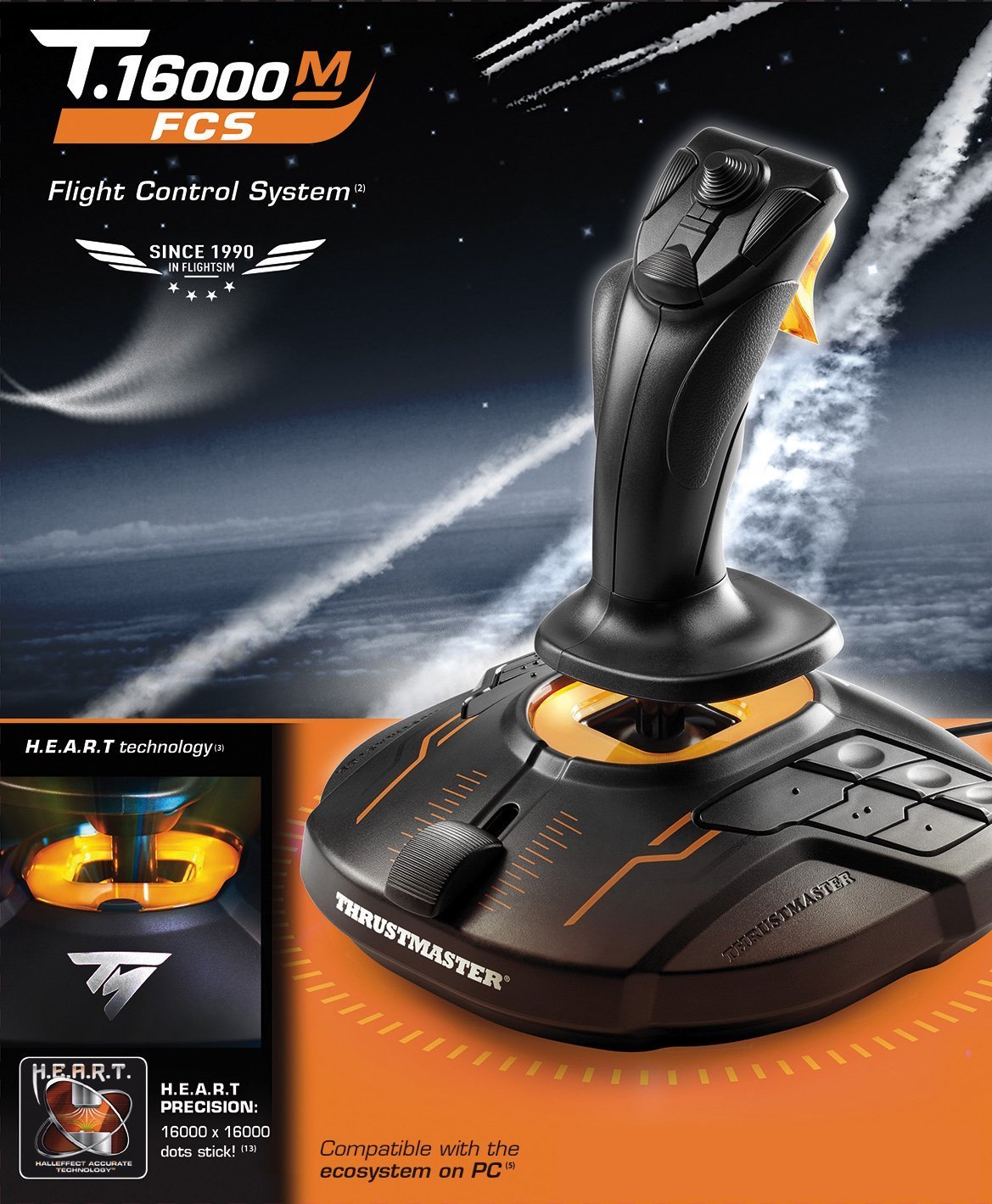 Thrustmaster T16000M FCS Flight Stick: Amazon.com.au: Computers