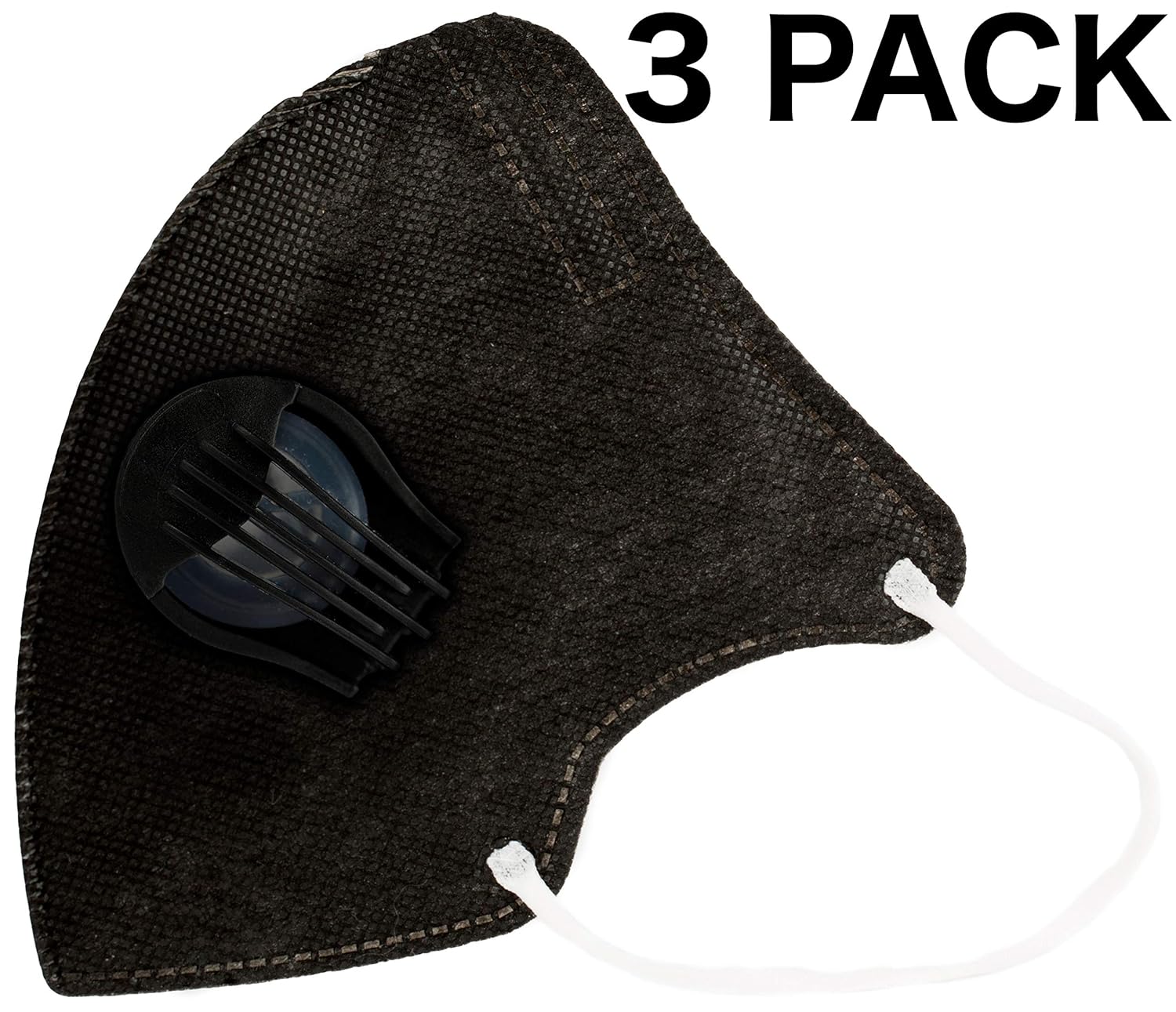Deutsche Mask Medika Mask N95 Respirator – (3 Pack) Pollution Mask for Face, Mouth, Nose Air Filtration – Ideal for Dust, Contamination, Filter Smoke, Traveling to Mexico City, India, China