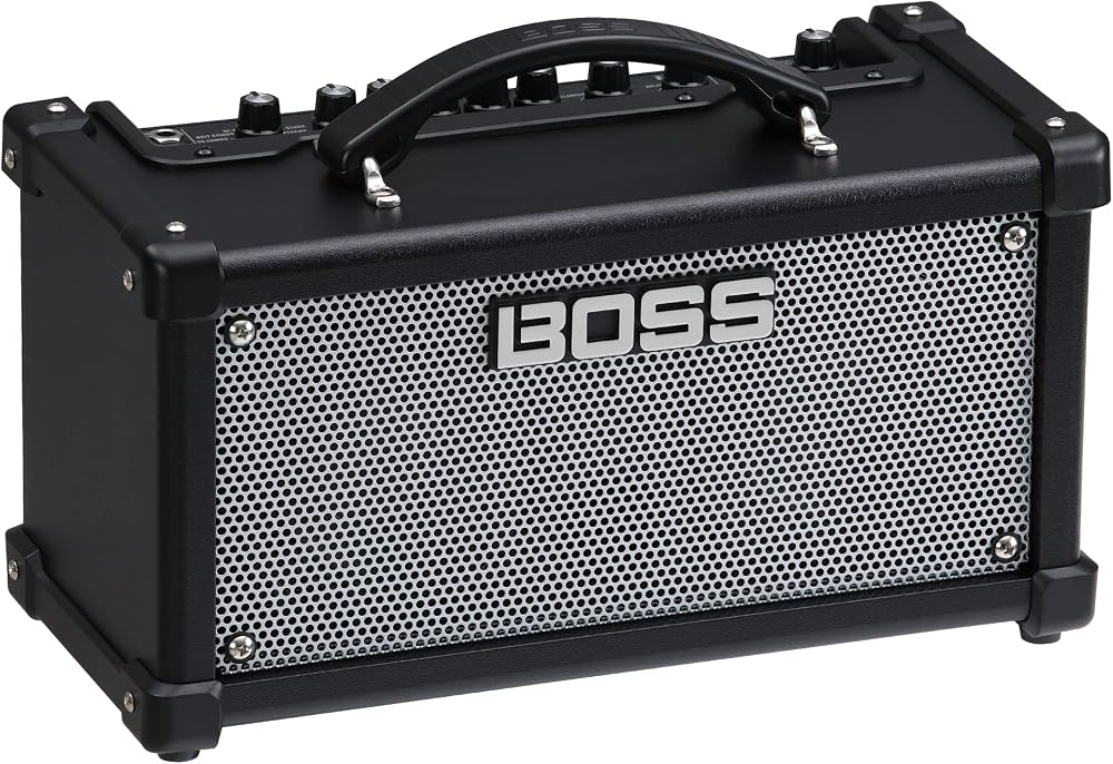 Roland BOSS Dual Cube LX Guitar Amp – Ultra-Portable Stereo, 8 Amp Types