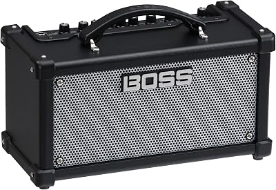 Roland BOSS Dual Cube LX Guitar Amp – Ultra-Portable Stereo, 8 Amp Types