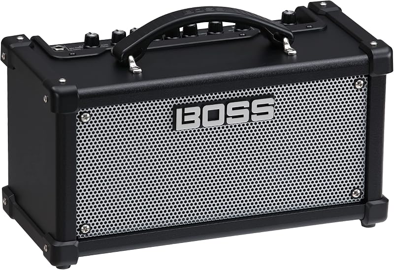 Roland BOSS Dual Cube LX Guitar Amp – Ultra-Portable Stereo, 8 Amp Types