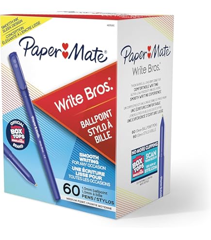 Amazon.com : Paper Mate 9313499 Blue Medium Tip Write