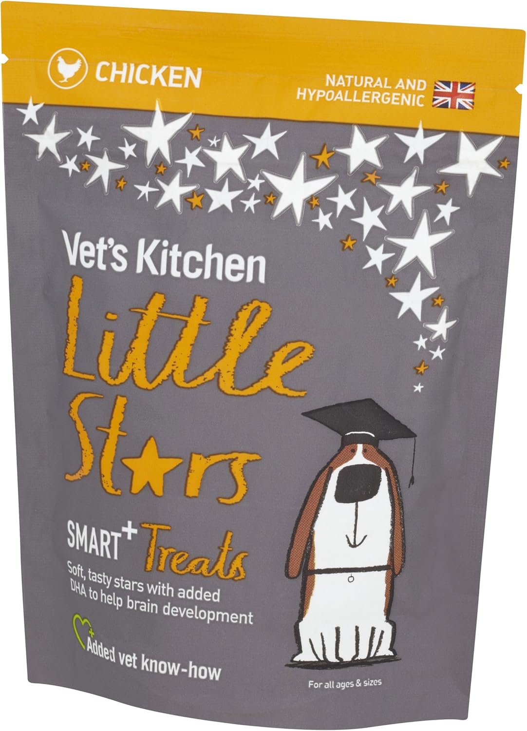 Vet’s Kitchen Dog Treats Little Stars Chicken 80 g (Pack of 8) BigaMart