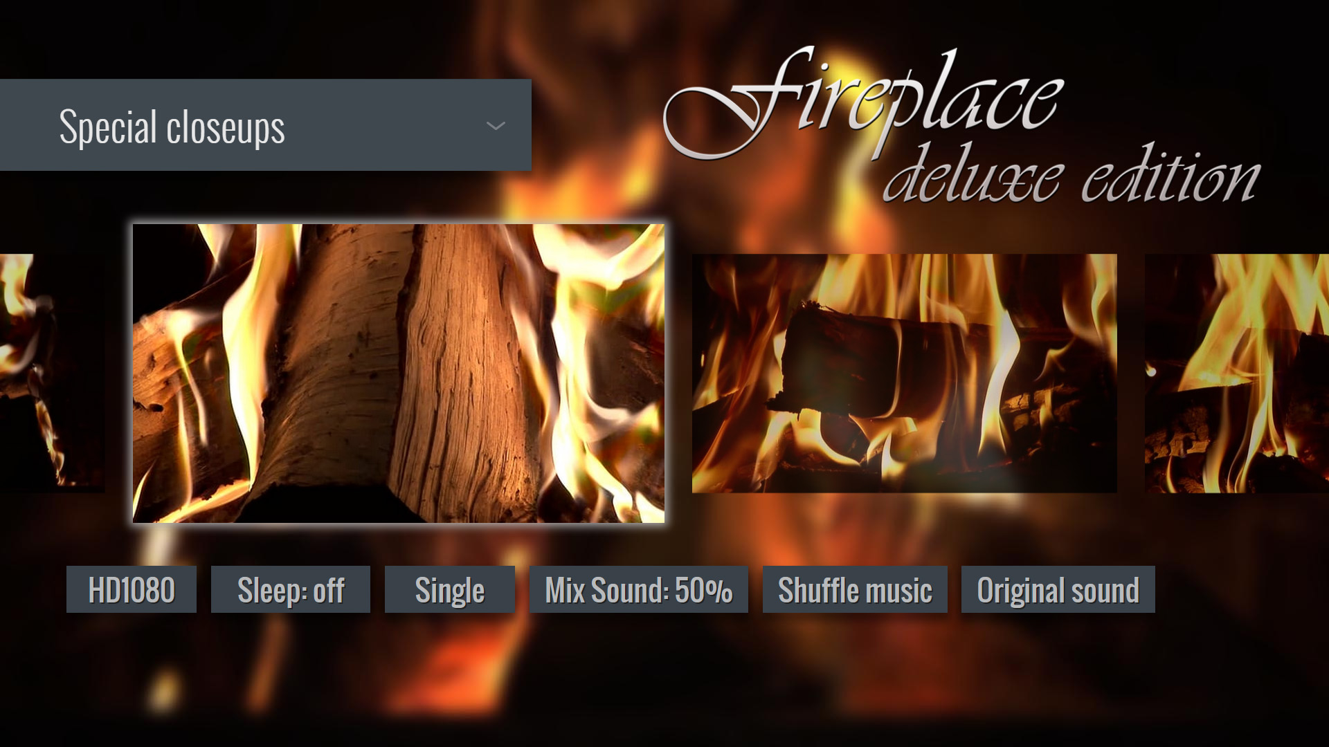 Fireplace HD Deluxe Edition [4+ hours video + classical, acoustic, piano music] - Thumbnail 3