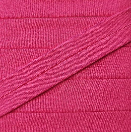 3 m Jersey Einfassband Trikot elastisch 20 mm vorgefalzt pink