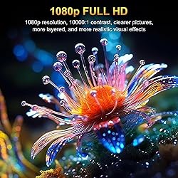 Projector with WiFi and Bluetooth, Pericat 4K