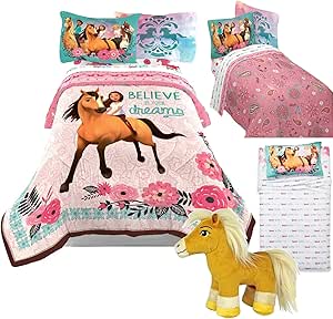 Amazon.com: Spirit Riding Free DreamWorks Twin Size ...