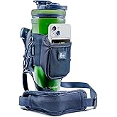 Bottle Caddy™ - The Original Water Bottle Pouch with a Wallet and Phone Holder, ideal for Gym Lovers, Hydro Enthusiasts, Hikers, and Athletes. The Best Water Bottle Accessories for Reusable Bottles