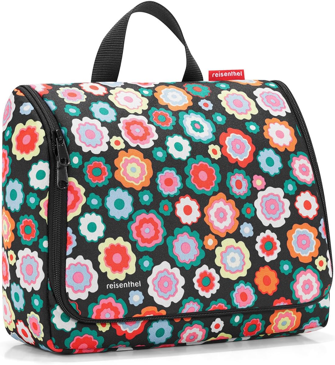 toiletbag XL happy flowers Maße: 28 x 25 x 10 cm / Maße: 28 x 59 x 9 cm expanded / Volumen: 4 l