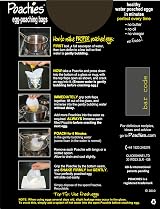 POACHIES 20 Egg Poaching Bags for Perfect Water Poached Eggs view 3