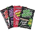 Pop Rocks Candy Variety 20 Pack 4 Flavor Assortment Strawberry, Cherry, Watermelon, Grape