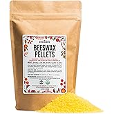 Better Shea Butter Organic Beeswax Pellets | Use it to make Candles, Food Wraps, Furniture Polish, Lip Balms | Food Grade, 10