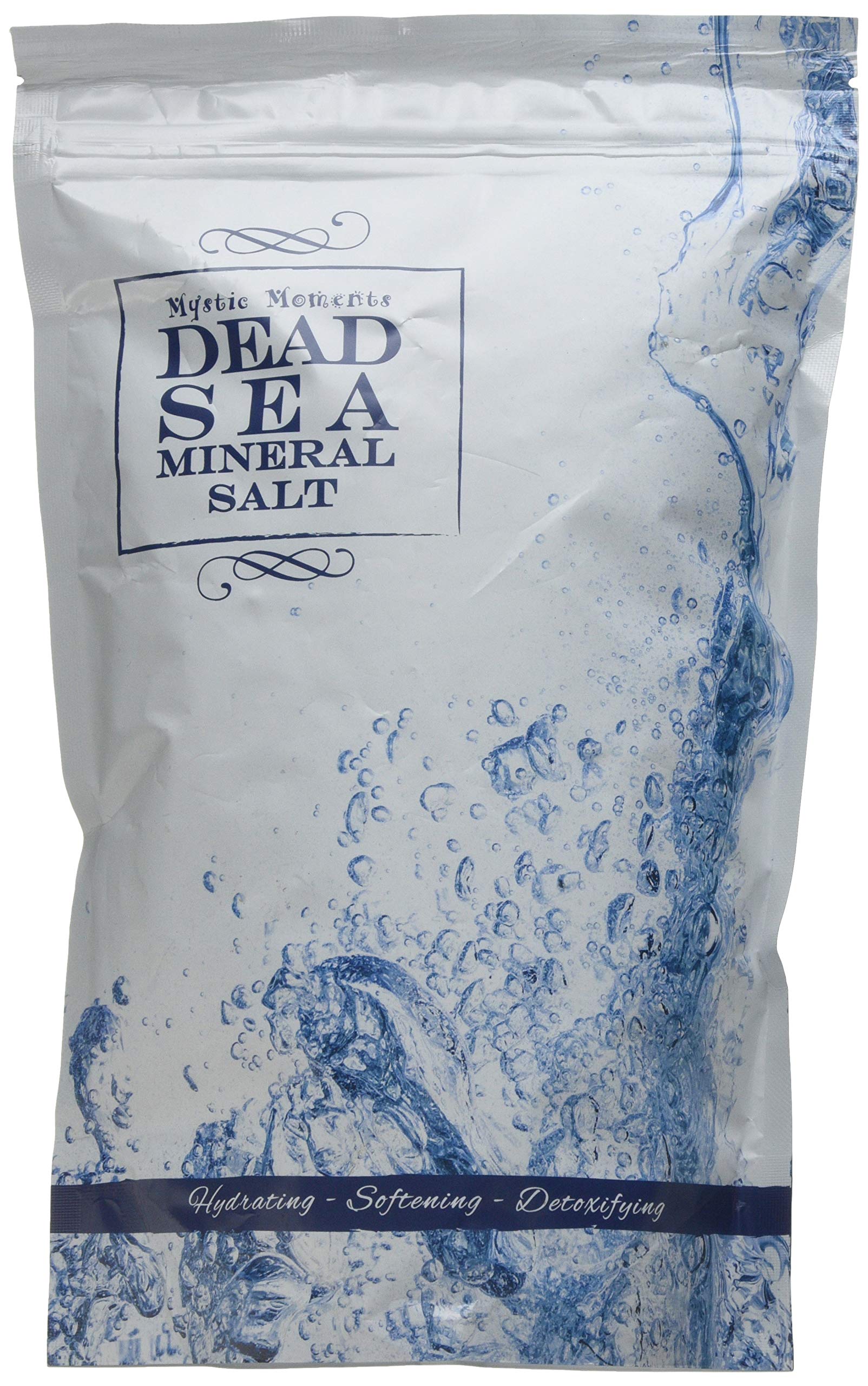 Mystic Moments Dead Sea Mineral Salt 1Kg | Natural Bath Soak for Muscle, Perfect for Skin, Face & Body 100% Natural Vegan GMO Free